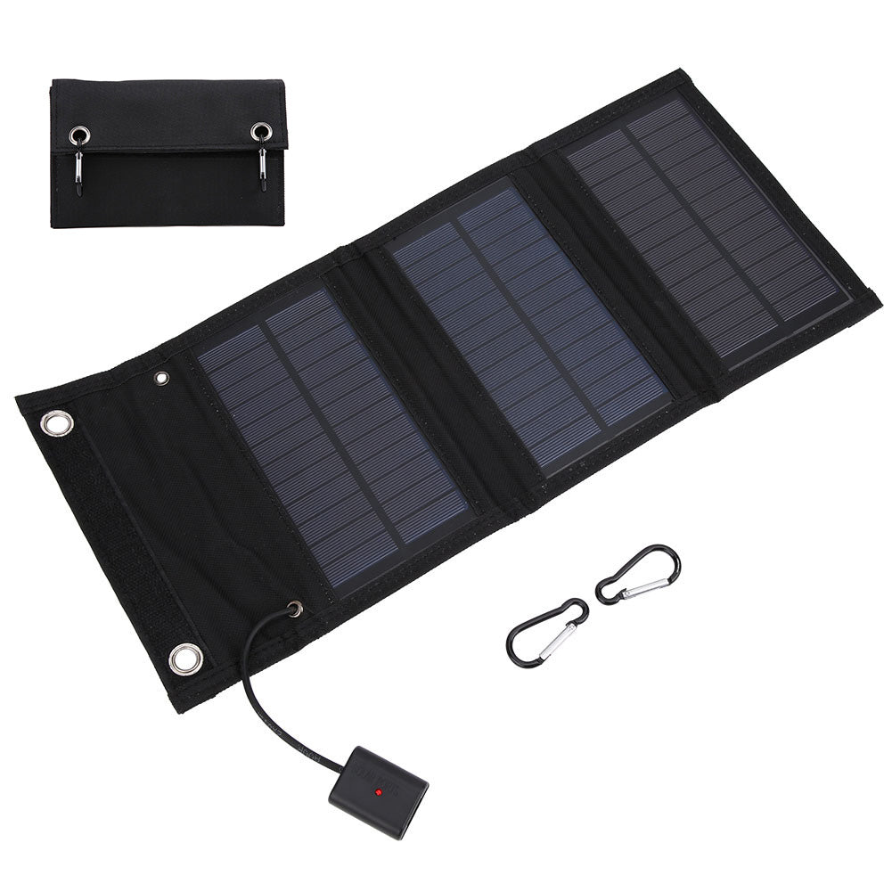8W Foldable Solar Panel Monocrystalline Silicon Portable Outdoor Phone Solar Charger Power Bank 8W Foldable Solar Panel Monocrystalline Silicon Portable Outdoor Phone Solar Charger Power Bank